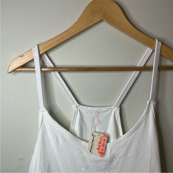 NEW Free People FP Movement Hot Shot Mini Dress in ivory white cream - Picture 7 of 9